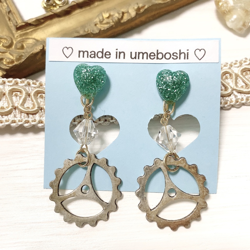 アンティーク風 Magic elements イヤアクセ