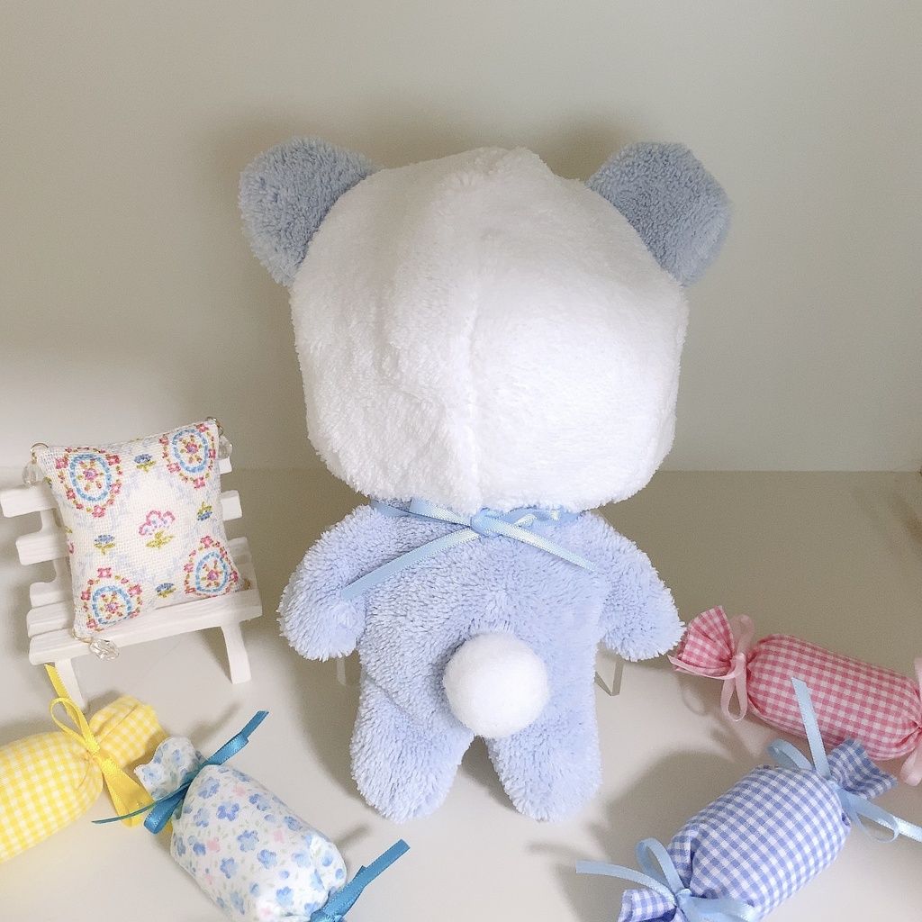 BABY着ぐるみ ふわもこ パンダ♡ ぬいぐるみ用 パンダ風 衣装