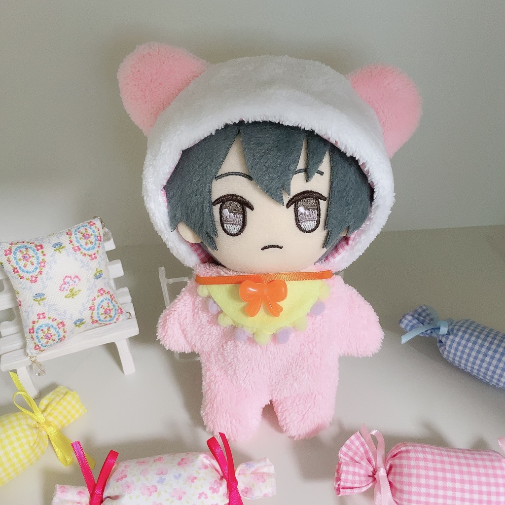 BABY着ぐるみ ふわもこ パンダ♡ ぬいぐるみ用 パンダ風 衣装