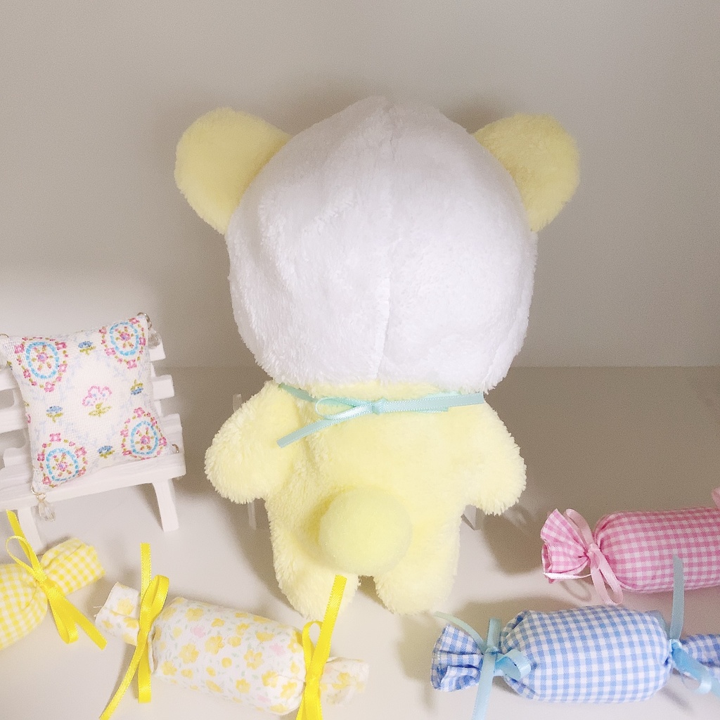 BABY着ぐるみ ふわもこ パンダ♡ ぬいぐるみ用 パンダ風 衣装