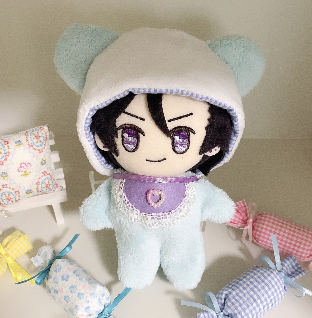 BABY着ぐるみ ふわもこ パンダ♡ ぬいぐるみ用 パンダ風 衣装