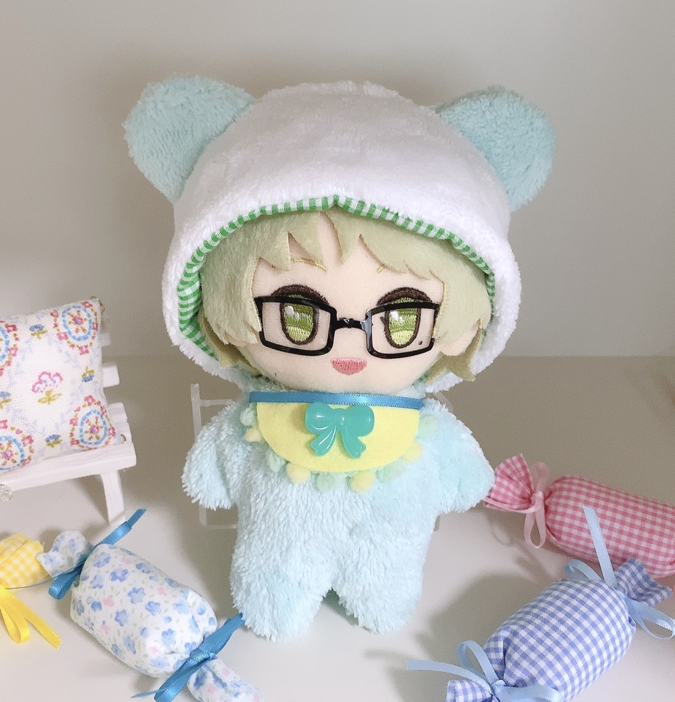 BABY着ぐるみ ふわもこ パンダ♡ ぬいぐるみ用 パンダ風 衣装