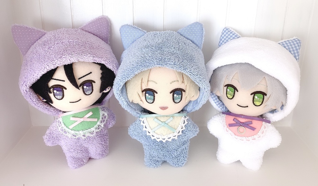 ぬいぐるみ用 BABY着ぐるみ ねこ耳 ふわもこ