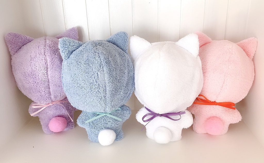 ぬいぐるみ用 BABY着ぐるみ ねこ耳 ふわもこ