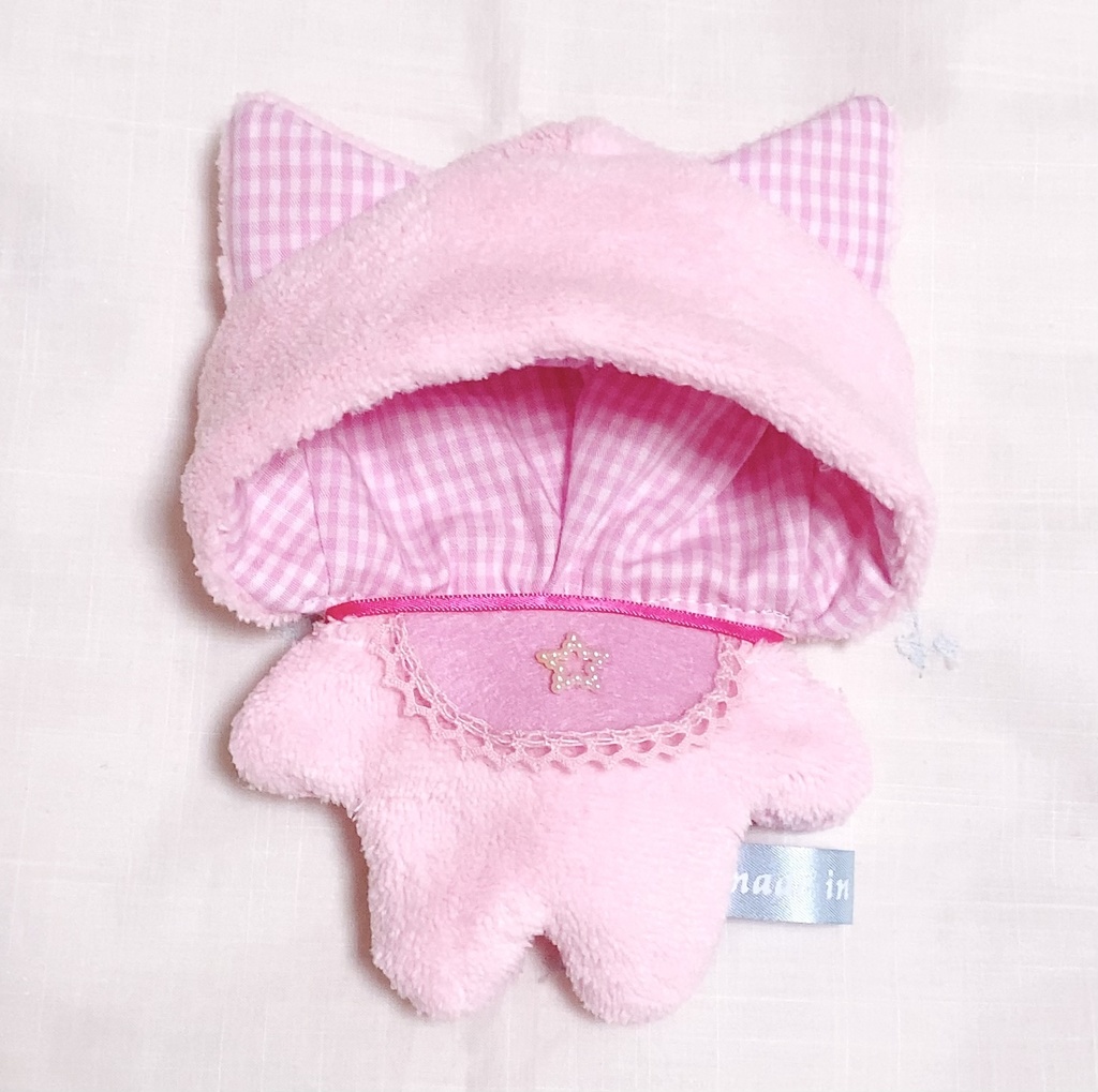 ぬいぐるみ用 BABY着ぐるみ ねこ耳 ふわもこ