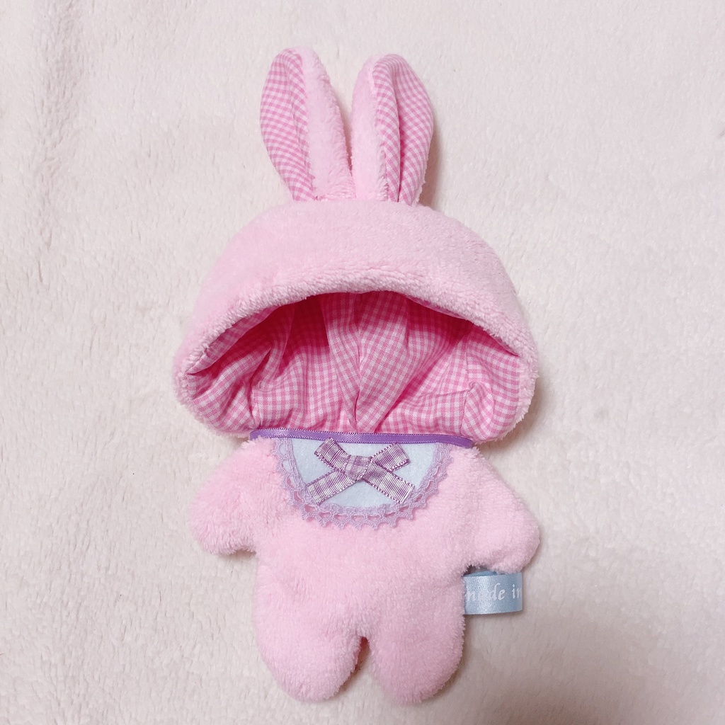 ぬいぐるみ用 BABY着ぐるみ うさ耳 ふわもこ