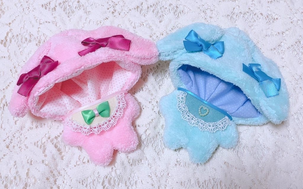 ぬいぐるみ用 BABY着ぐるみ うさ耳 ふわもこ