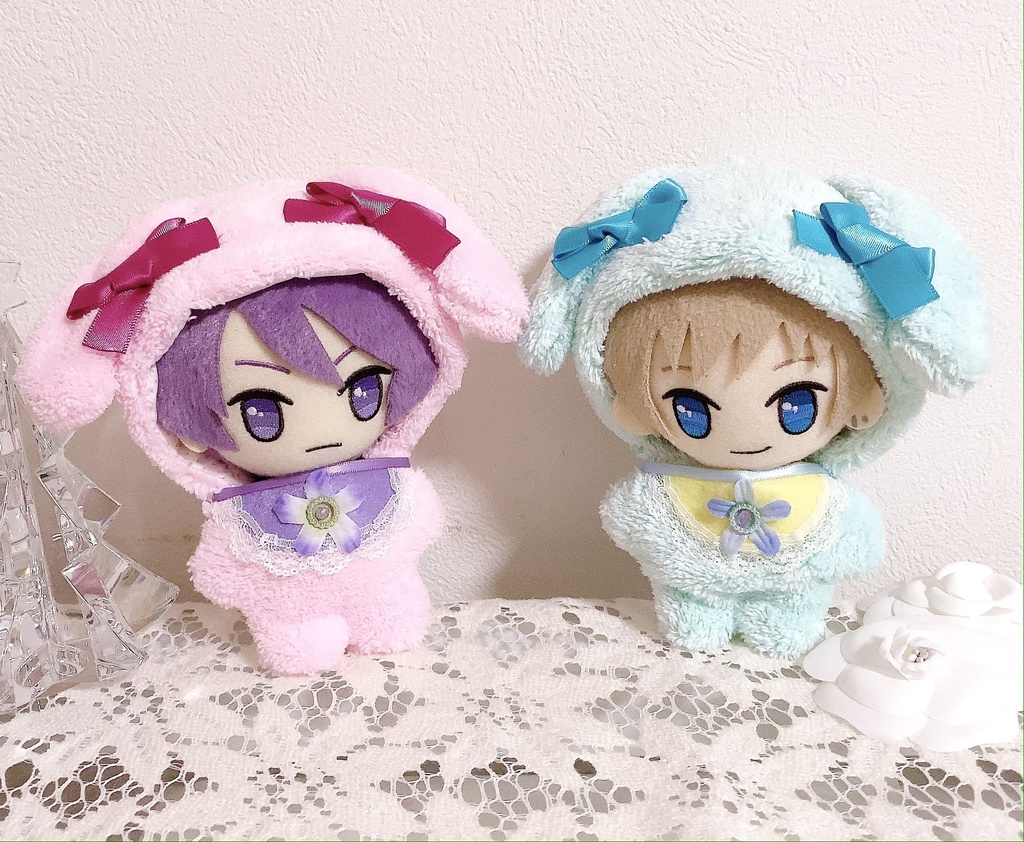 ぬいぐるみ用 BABY着ぐるみ うさ耳 ふわもこ