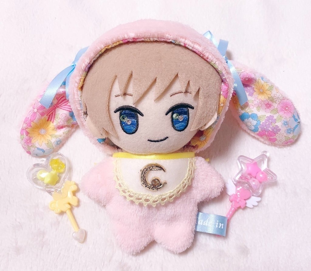 ぬいぐるみ マスコット ぬい用 小物 ガラガラ スタイ おしゃぶり BABYセット03 (商品紹介文のご確認をお願い致します)