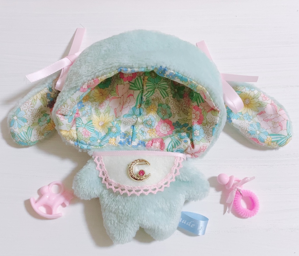 BABY着ぐるみ フローラルブーケ♡ドロップイヤーラビット バージョン