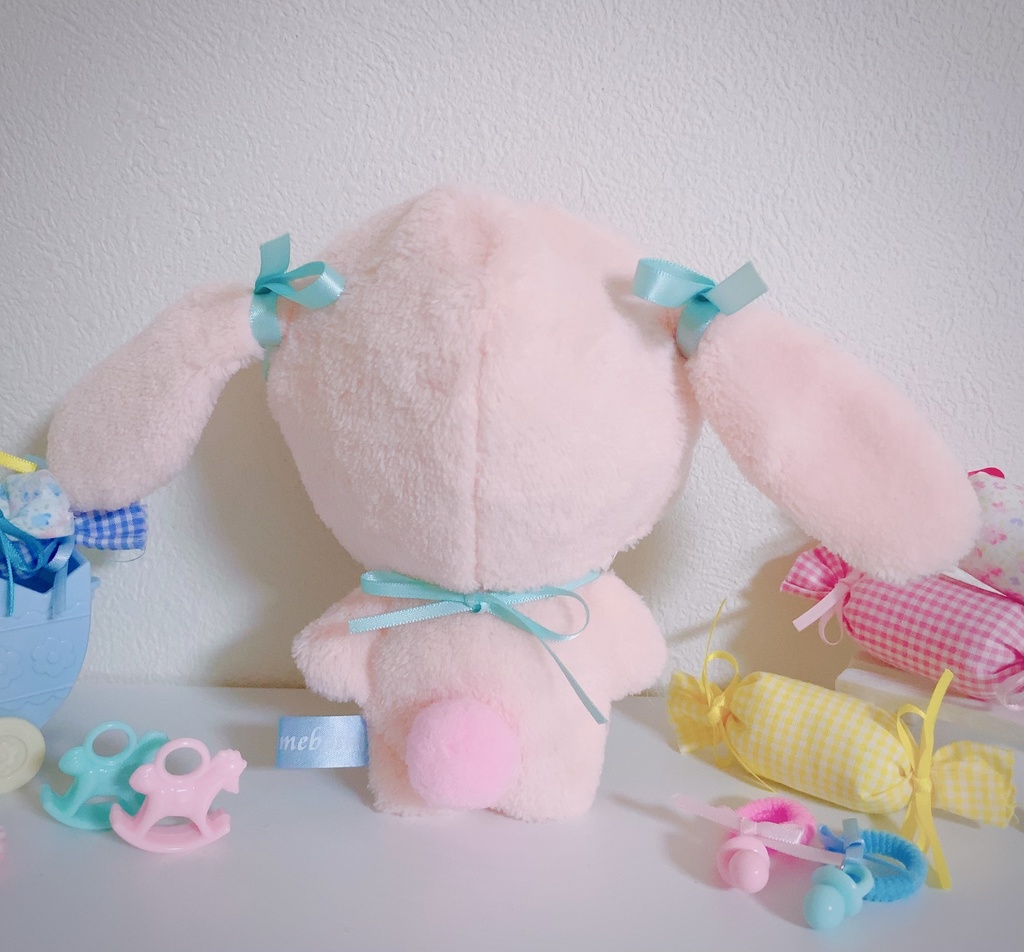 BABY着ぐるみ フローラルブーケ♡ドロップイヤーラビット バージョン