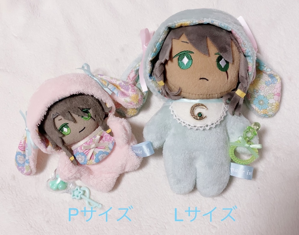 BABY着ぐるみ フローラルブーケ♡ドロップイヤーラビット バージョン