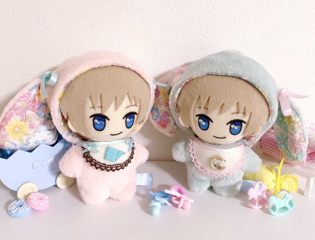 BABY着ぐるみ フローラルブーケ♡ドロップイヤーラビット バージョン