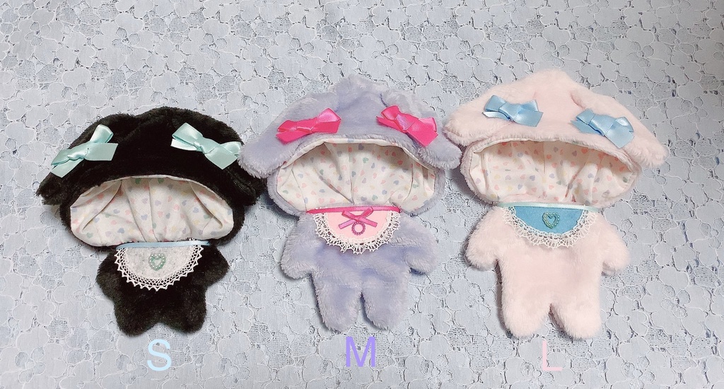 BABY着ぐるみ フローラルブーケ♡ドロップイヤーラビット バージョン