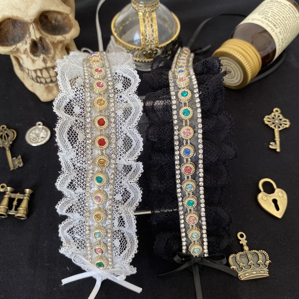 ゴシック・クラシカル ヘッドドレス♡HappyHalloween エプロン