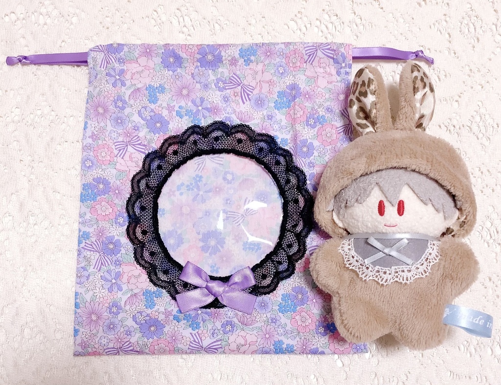 おしゃれ♡痛バッグ~お花とリボンと王子様といつも一緒♡巾着~