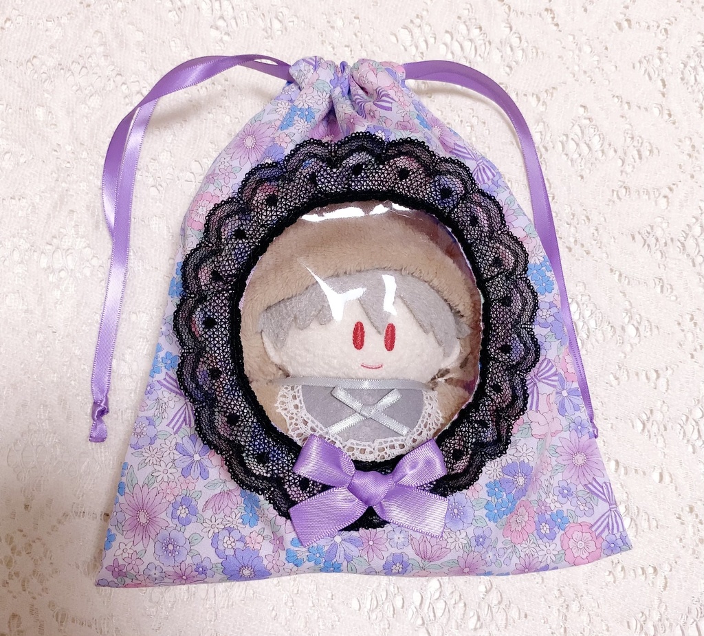 おしゃれ♡痛バッグ~お花とリボンと王子様といつも一緒♡巾着~