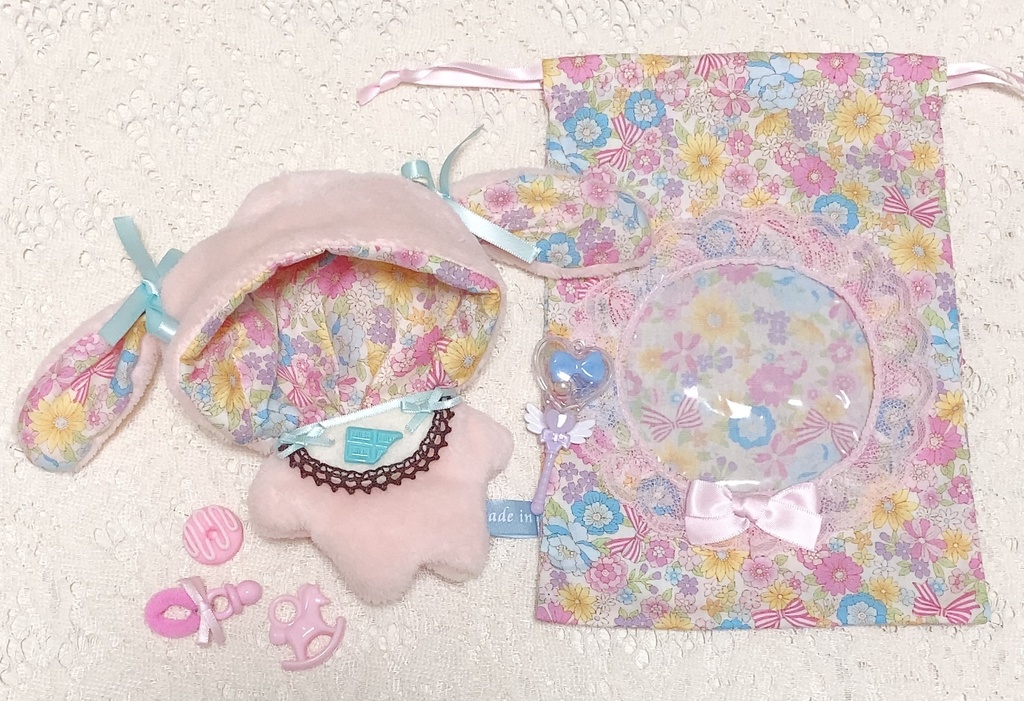 おしゃれ♡痛バッグ~お花とリボンと王子様といつも一緒♡巾着~