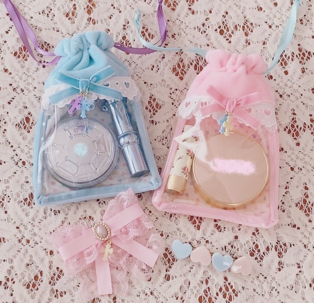 おしゃれ♡痛バッグ~お花とリボンと王子様といつも一緒♡巾着~