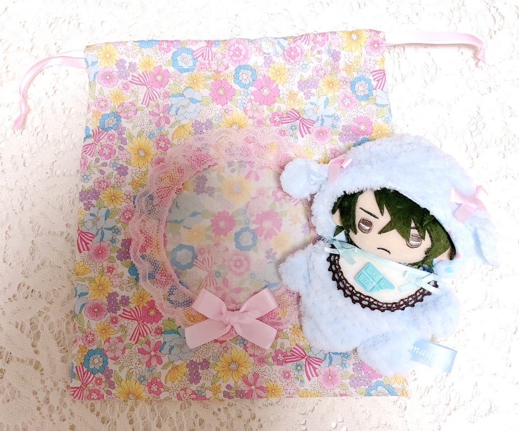 おしゃれ♡痛バッグ~お花とリボンと王子様といつも一緒♡巾着~