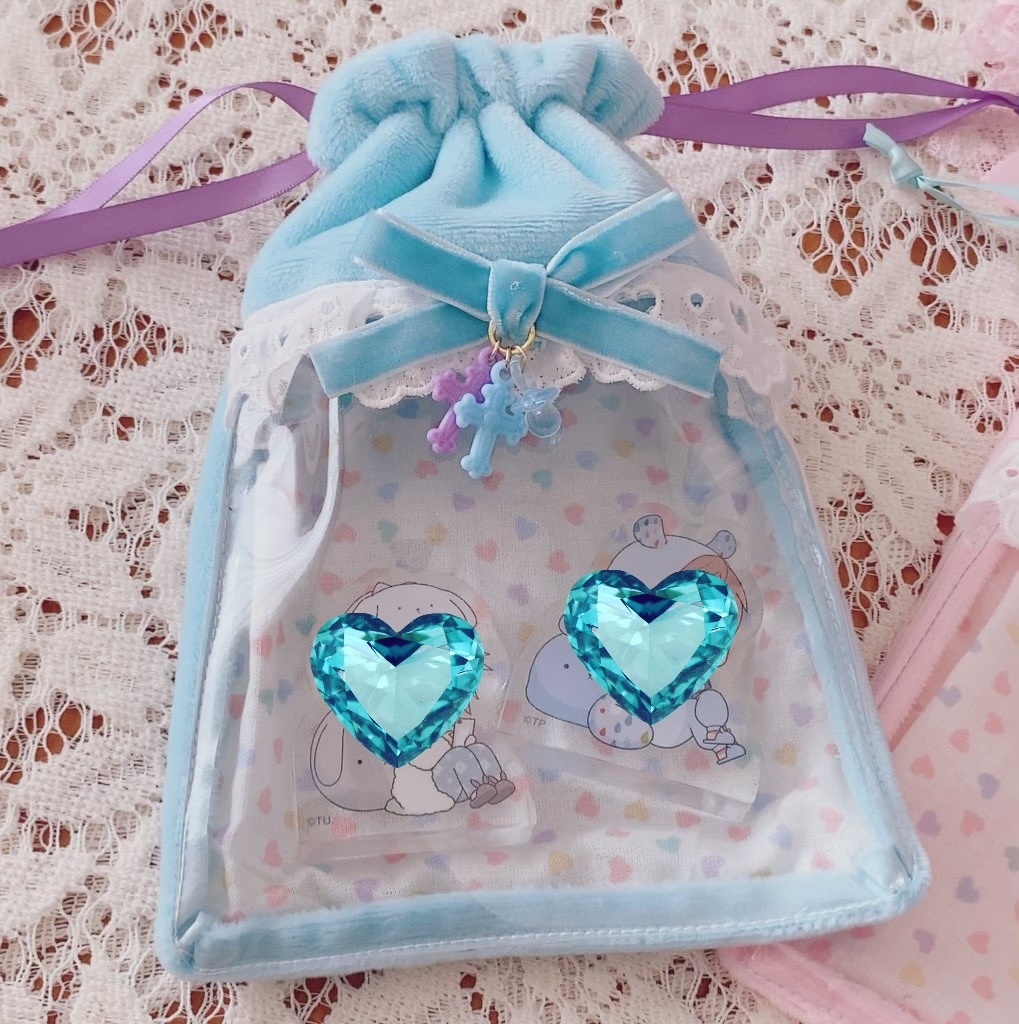 おしゃれ♡痛バッグ~お花とリボンと王子様といつも一緒♡巾着~