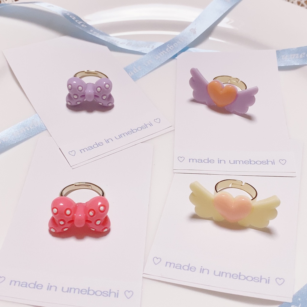 Happy sweets アクセサリー~チョコリボンクリップ・マカロンカラーリング