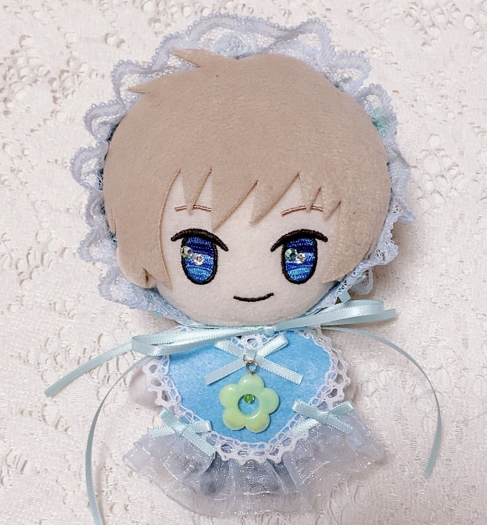 お花のヘッドドレスとハートのエプロンのかわいいお花の妖精さんセット