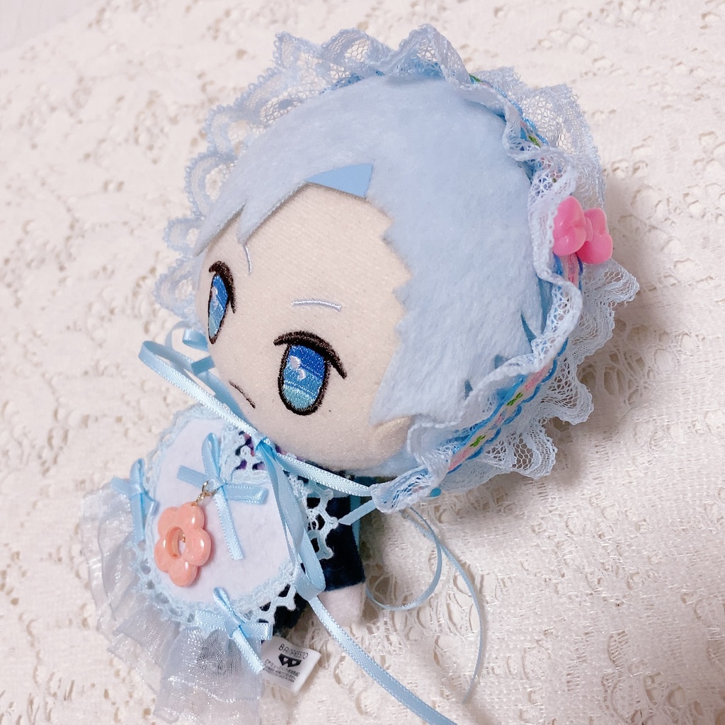 お花のヘッドドレスとハートのエプロンのかわいいお花の妖精さんセット