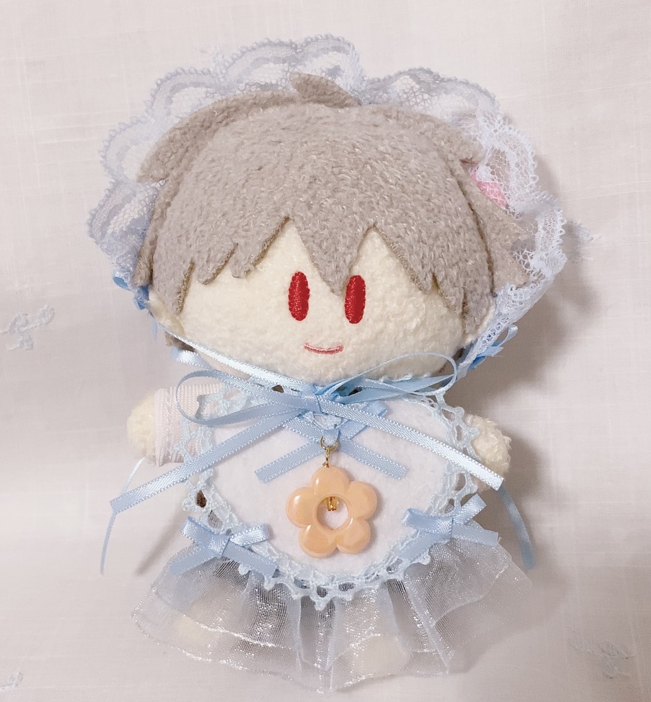 お花のヘッドドレスとハートのエプロンのかわいいお花の妖精さんセット