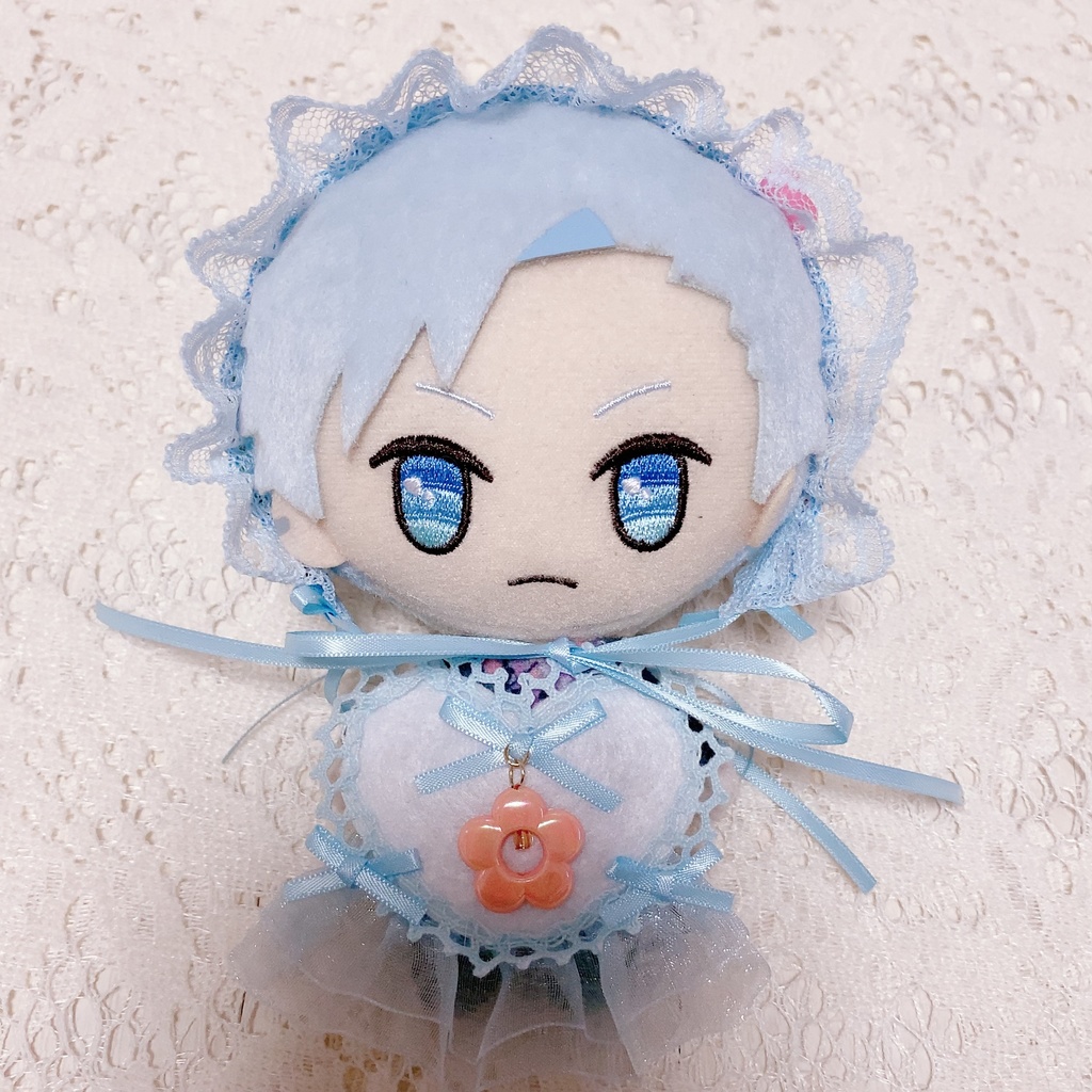 お花のヘッドドレスとハートのエプロンのかわいいお花の妖精さんセット