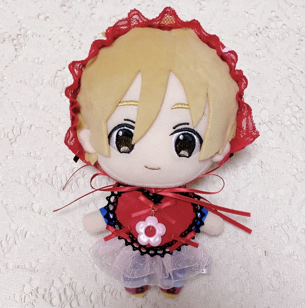 お花のヘッドドレスとハートのエプロンのかわいいお花の妖精さんセット