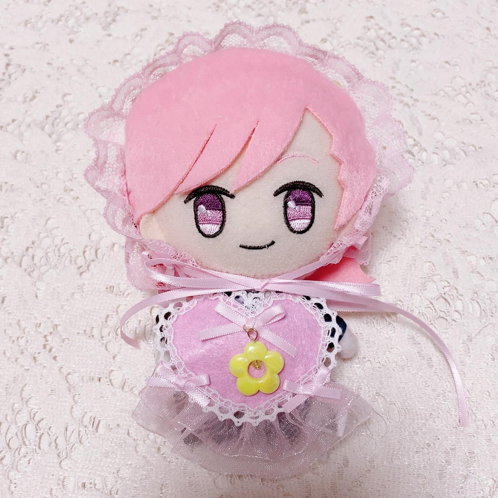 お花のヘッドドレスとハートのエプロンのかわいいお花の妖精さんセット