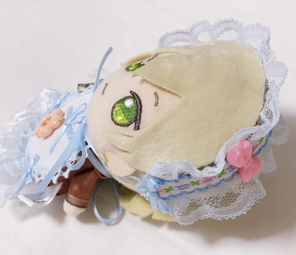 お花のヘッドドレスとハートのエプロンのかわいいお花の妖精さんセット