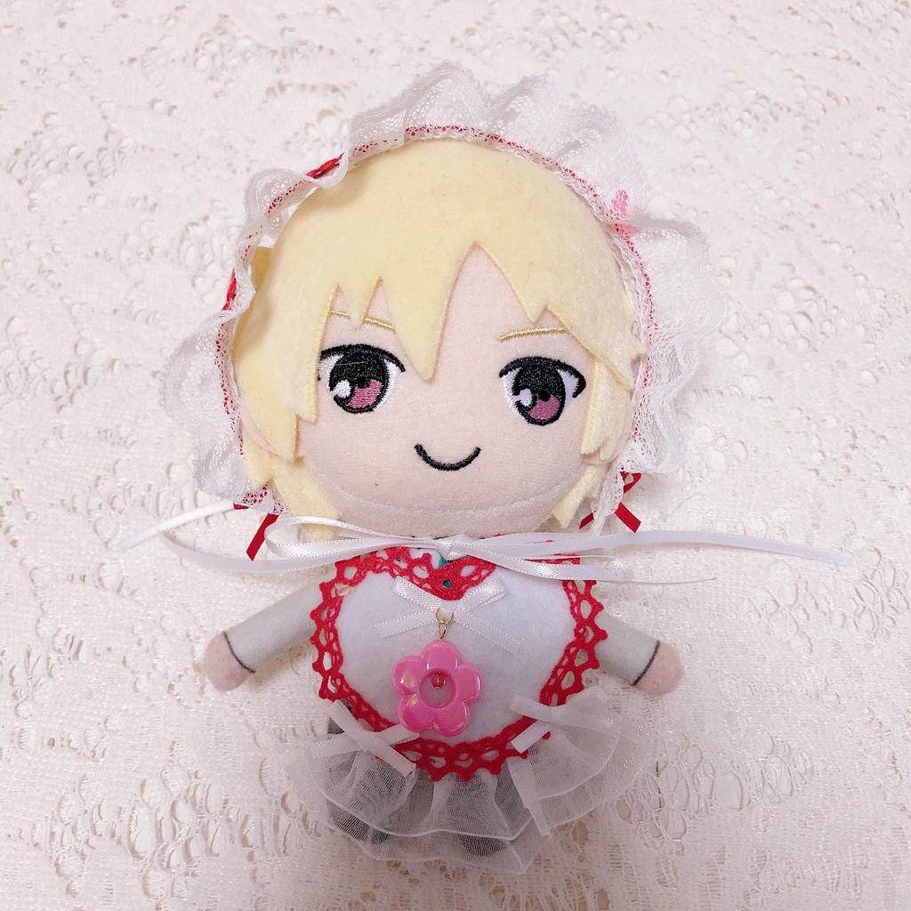 お花のヘッドドレスとハートのエプロンのかわいいお花の妖精さんセット