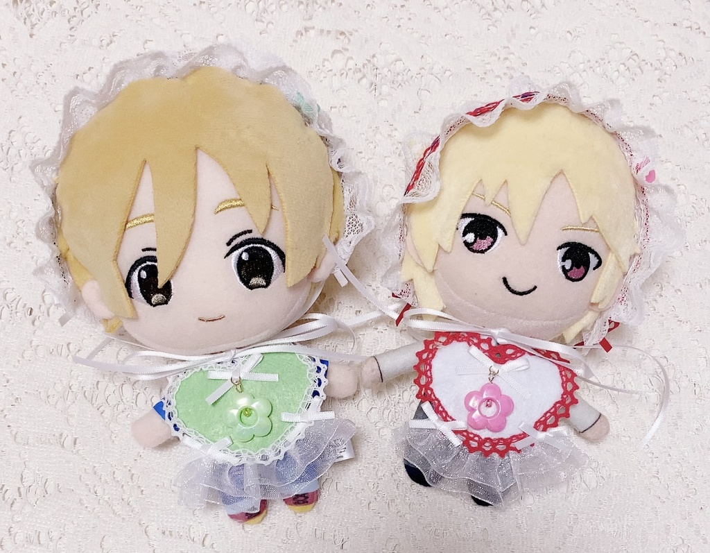 お花のヘッドドレスとハートのエプロンのかわいいお花の妖精さんセット