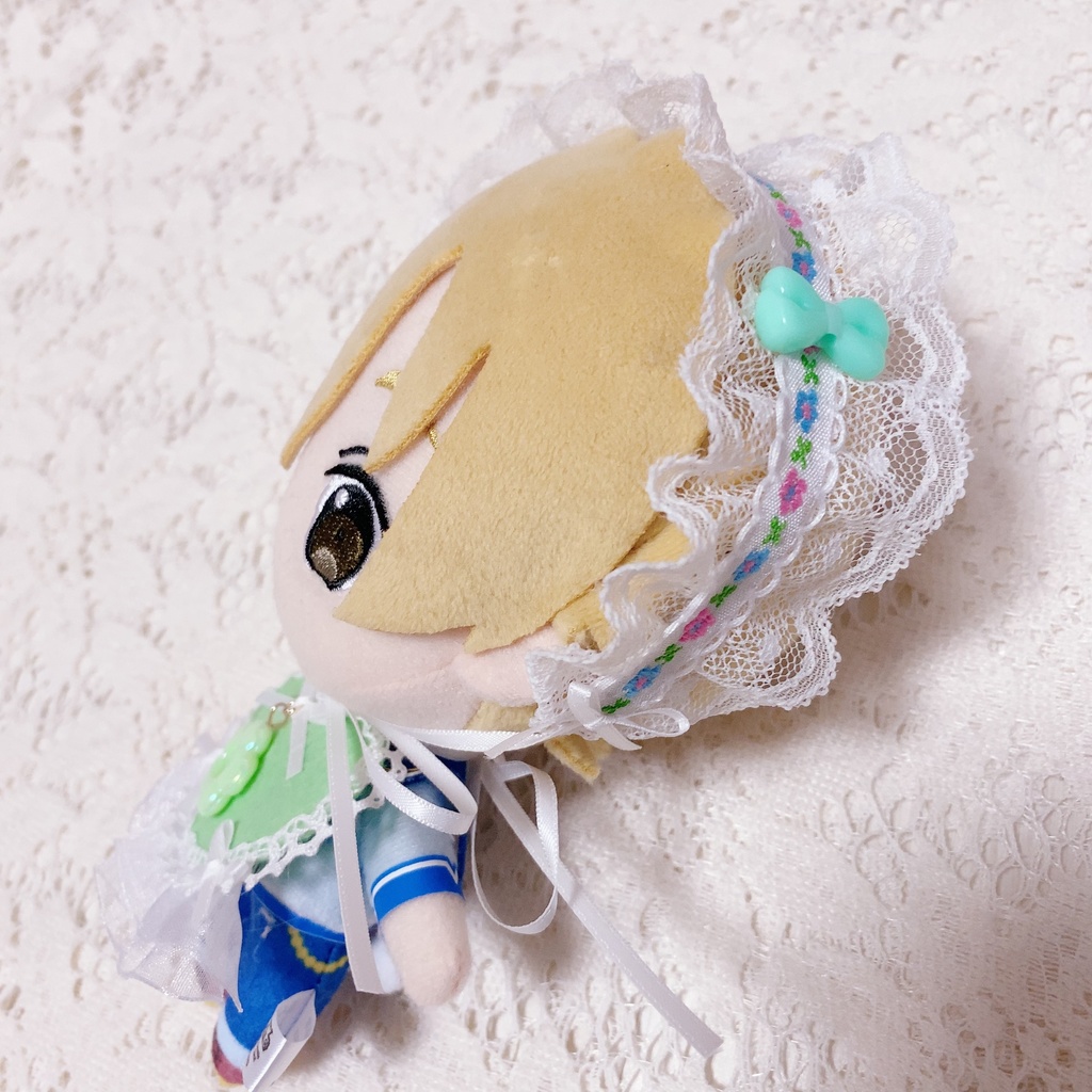 お花のヘッドドレスとハートのエプロンのかわいいお花の妖精さんセット