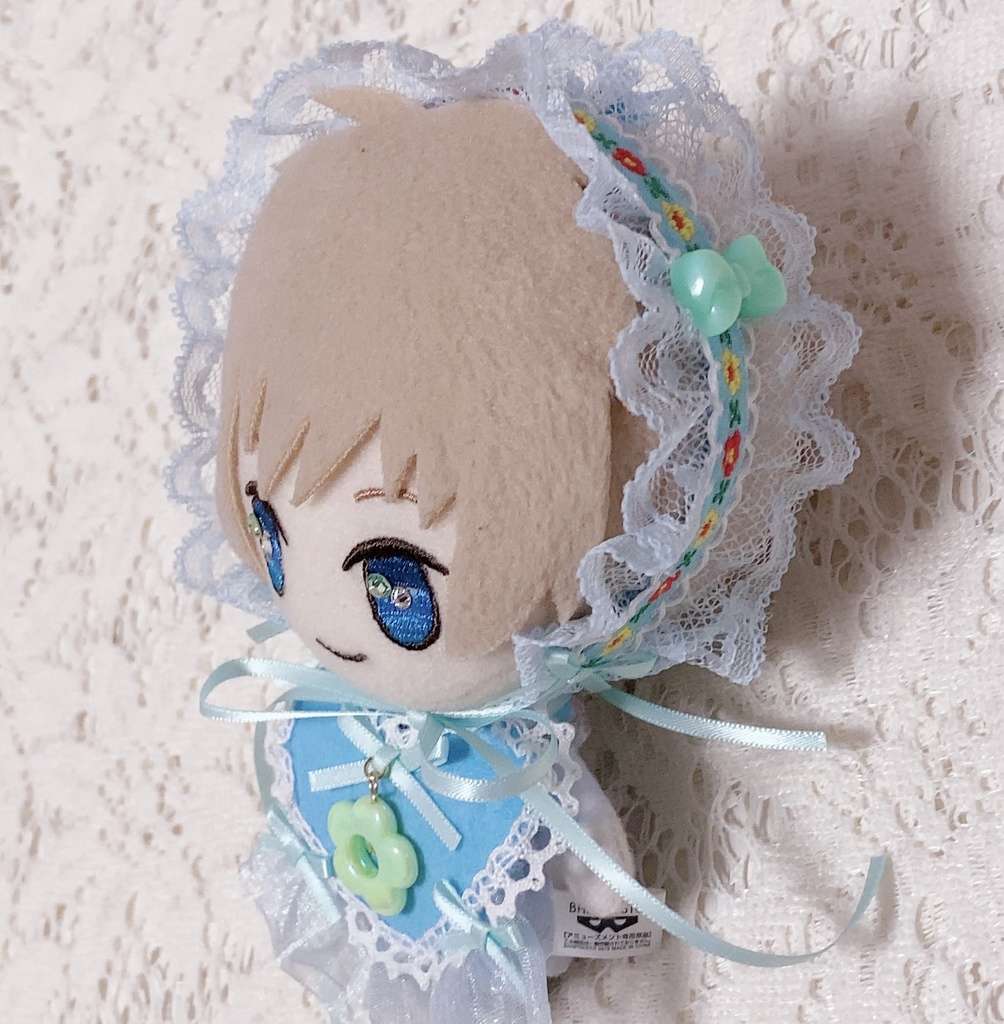 お花のヘッドドレスとハートのエプロンのかわいいお花の妖精さんセット