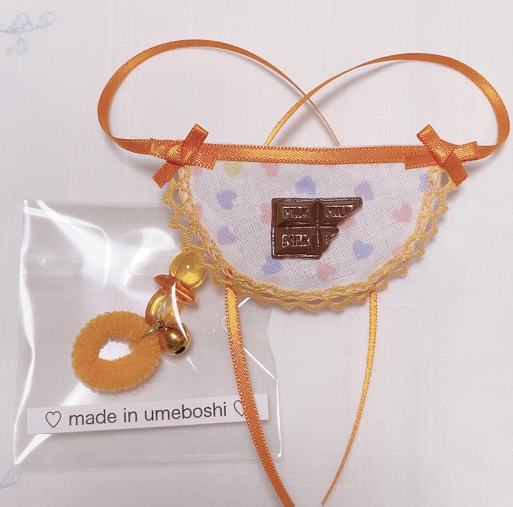 お楽しみ♡BABYセット ガチャ ~ぬいぐるみ マスコット 人形用 スタイ・おしゃぶり のセット~ 第2弾!スイーツバージョン♡