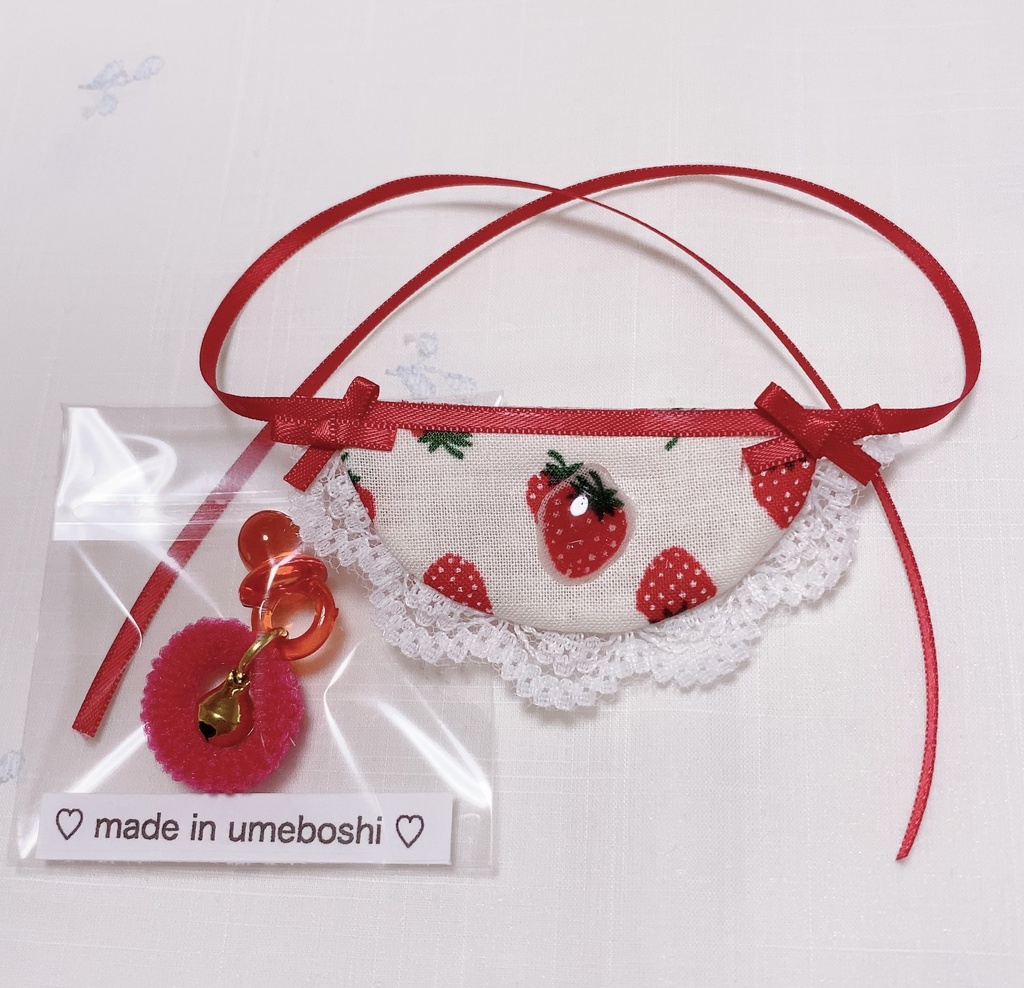 お楽しみ♡BABYセット ガチャ ~ぬいぐるみ マスコット 人形用 スタイ・おしゃぶり のセット~ 第2弾!スイーツバージョン♡