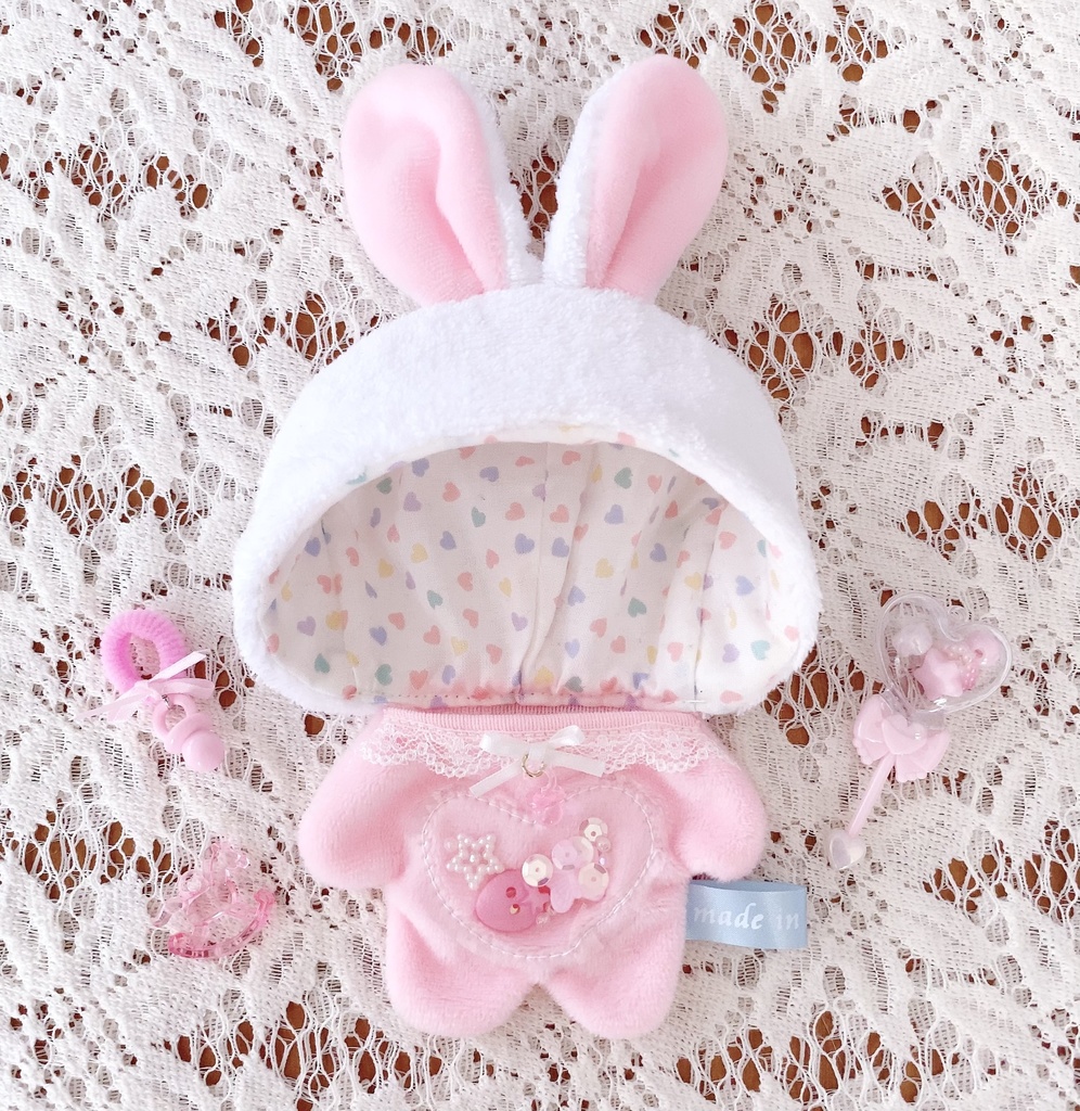 BABY着ぐるみ ♡ハートシェイカー ラビット パステル