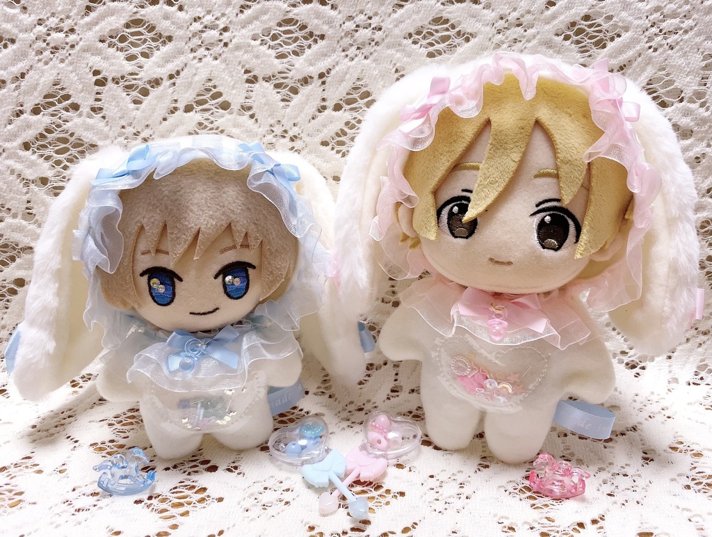 Angel♡BABY ロンパース ハートシェイカー 垂れ耳うさ ミルキー