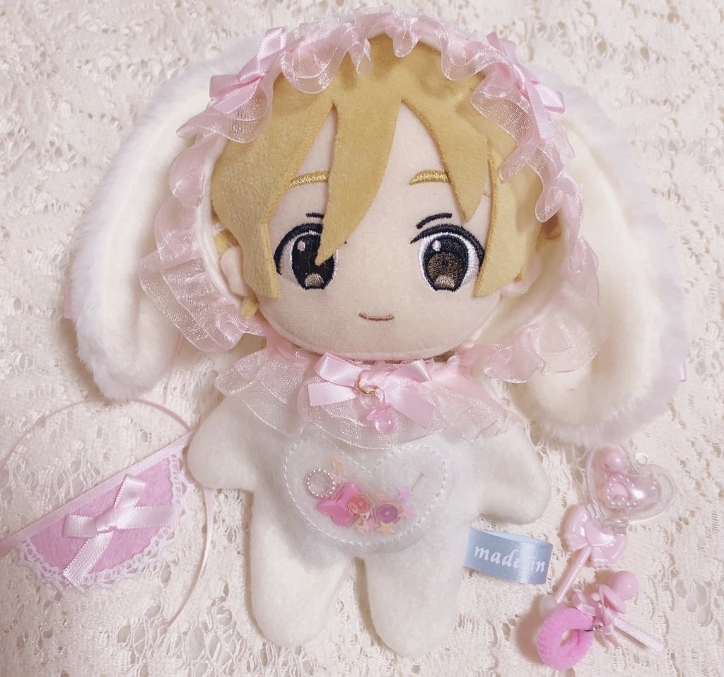 Angel♡BABY ロンパース ハートシェイカー 垂れ耳うさ ミルキー