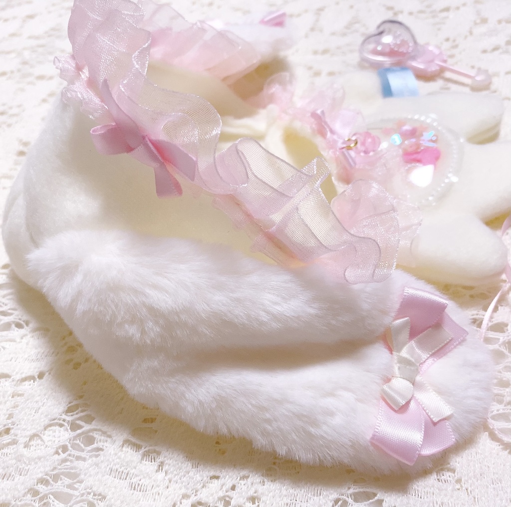 Angel♡BABY ロンパース ハートシェイカー 垂れ耳うさ ミルキー
