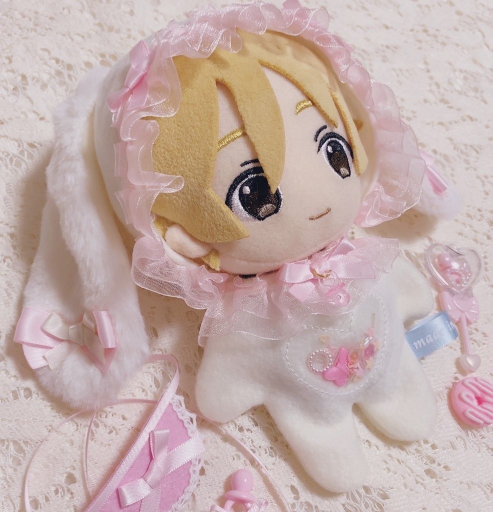 Angel♡BABY ロンパース ハートシェイカー 垂れ耳うさ ミルキー