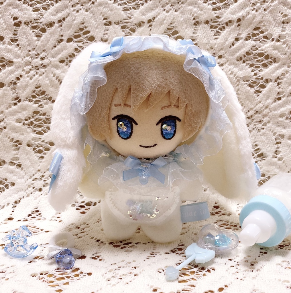 Angel♡BABY ロンパース ハートシェイカー 垂れ耳うさ ミルキー