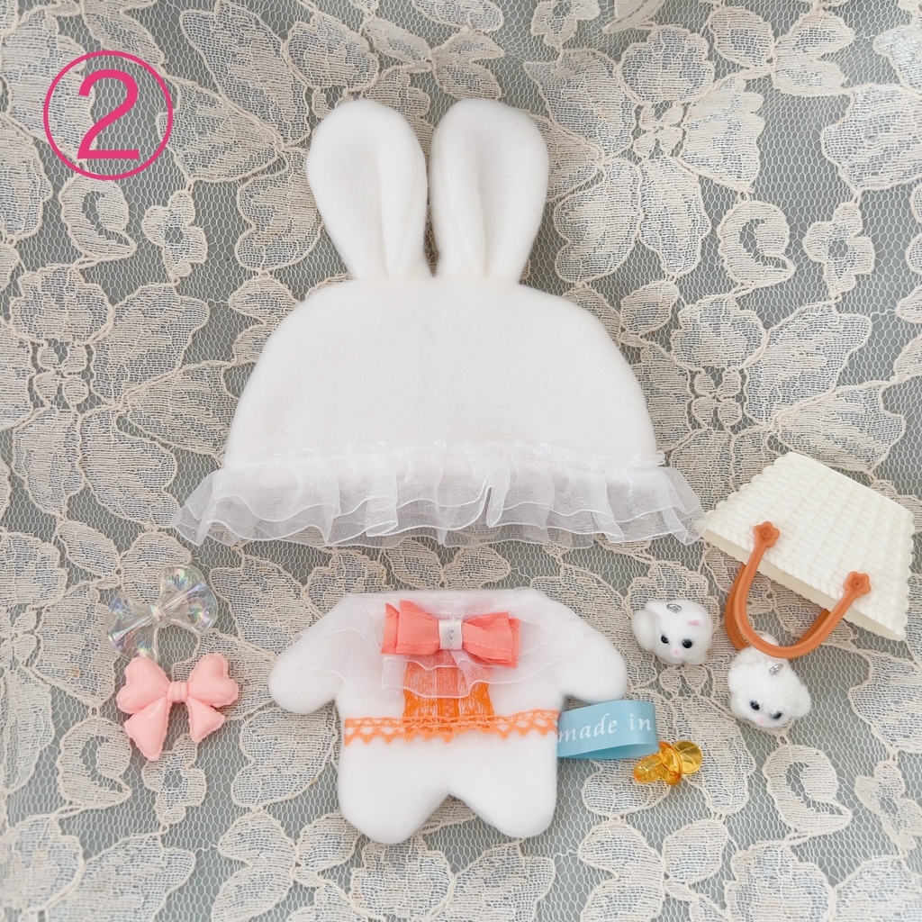 2026 New Collections うさ耳帽子とお洋服のセット