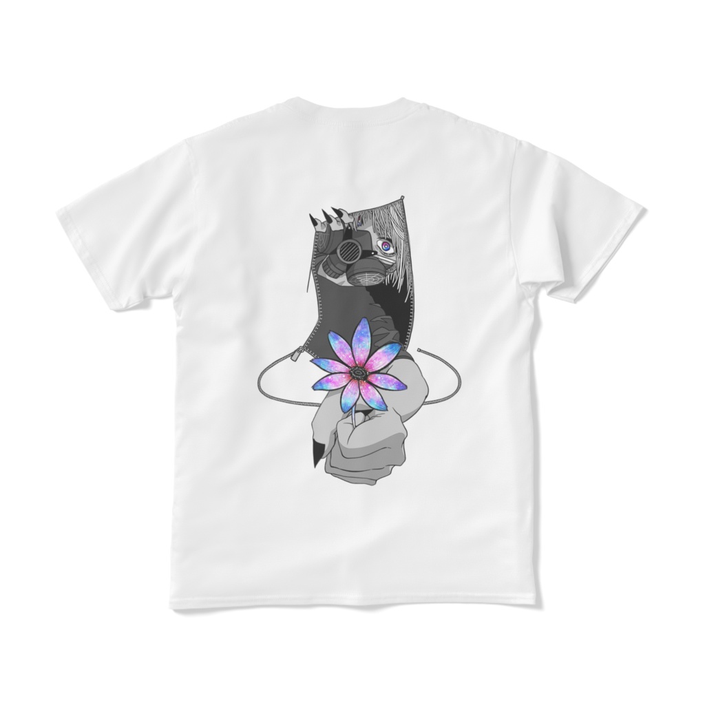 後ろに立つ人に挨拶シャツ