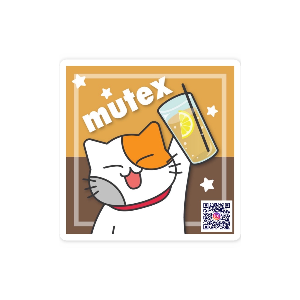 みゅーてっくすスマホステッカー