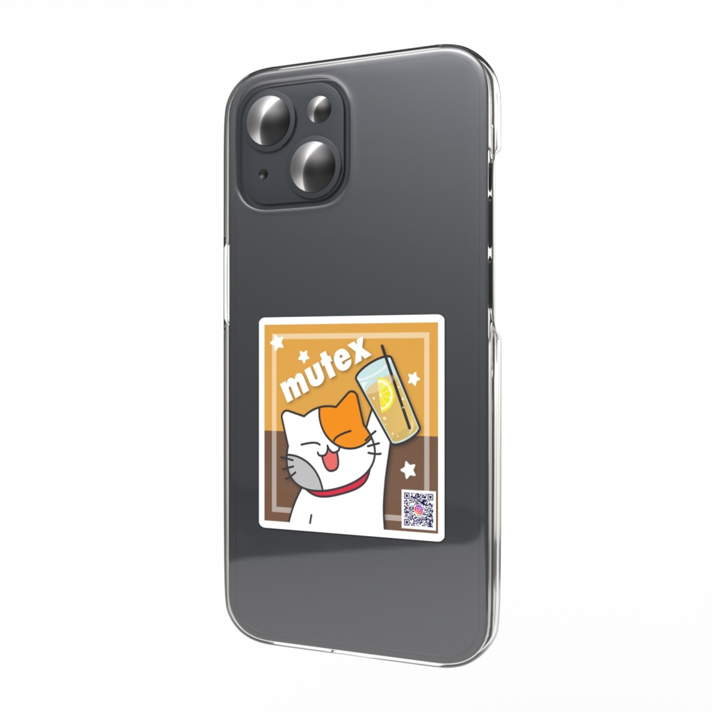 みゅーてっくすスマホステッカー