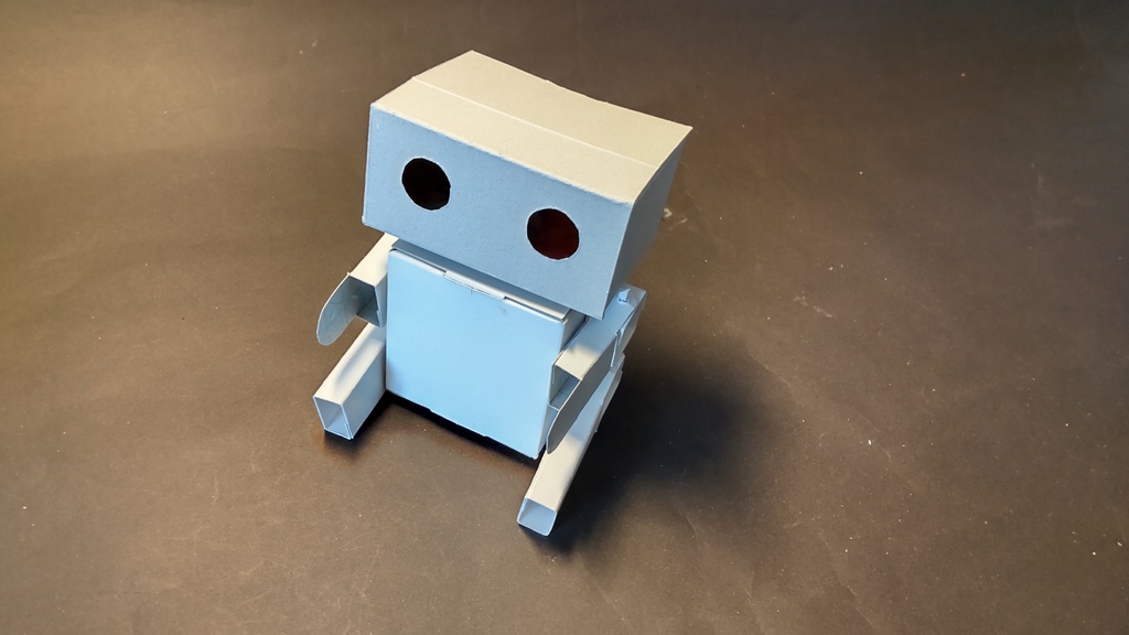 赤ちゃんロボット紙工作